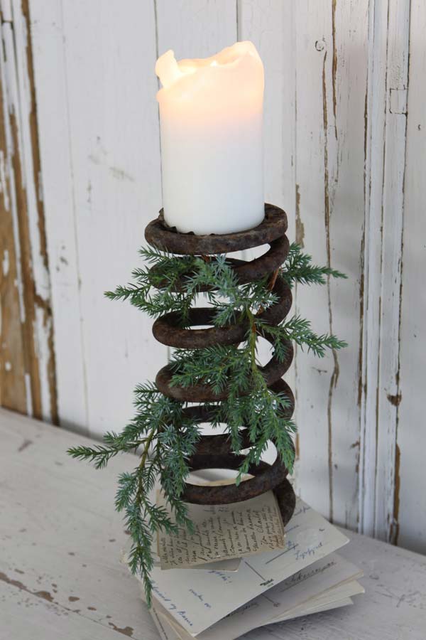 Coil Spring Candle Holder