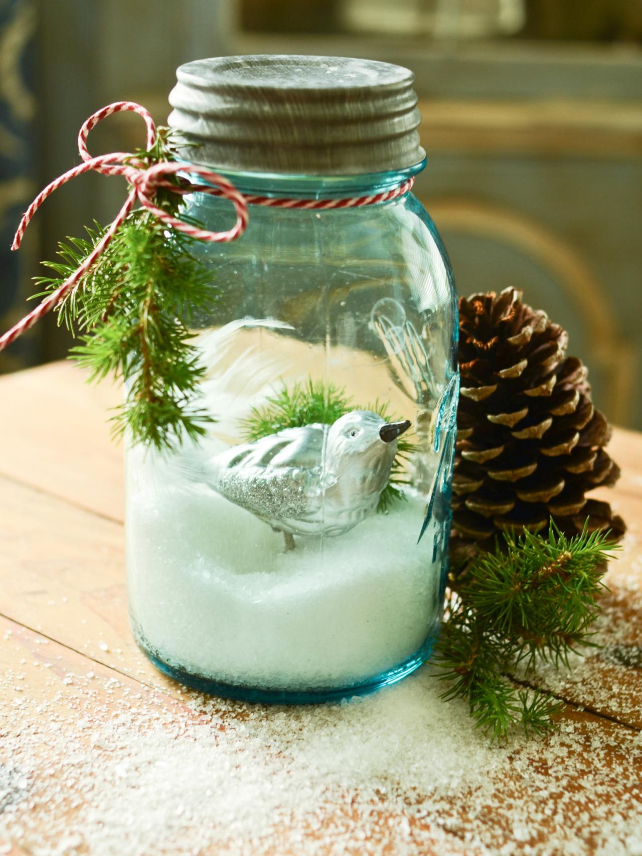 Decorating Jars for Christmas Gifts