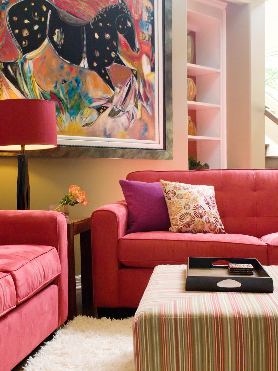 25 Beautiful Red Living Room Design Ideas - Decoration Love