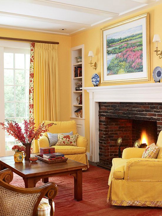 decorating-with-yellow-walls-living-room