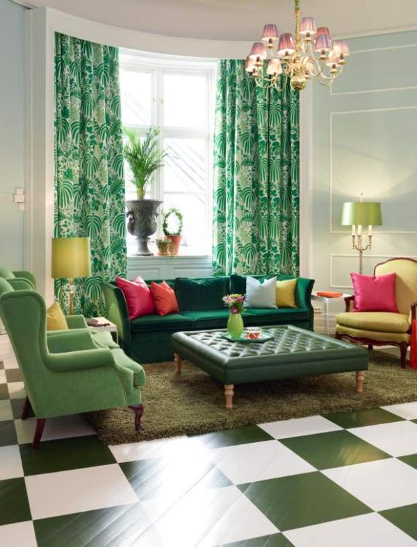 emerald-green-living-room-design