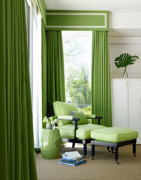 green-curtains-and-window-treatments