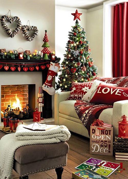 Living Room Decorate for Christmas