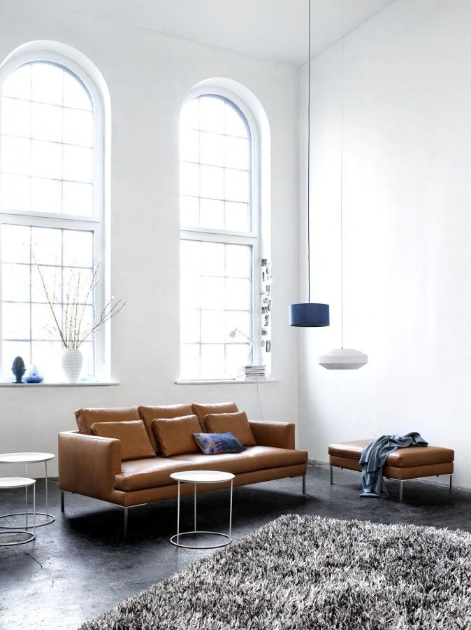 living-room-design-with-brown-leather-sofa