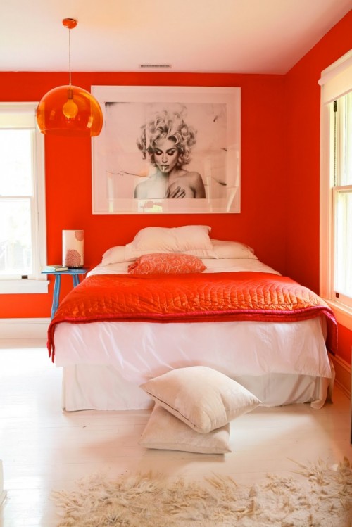 orange-bedroom-design