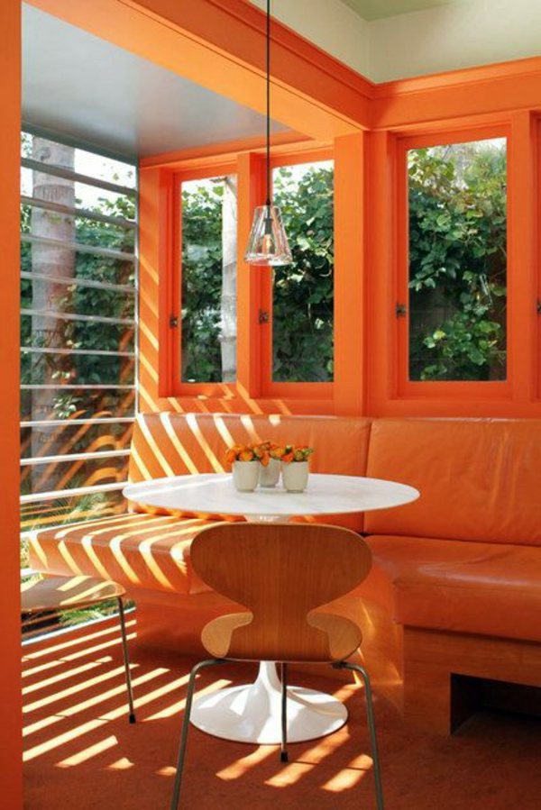 28 Stunning Orange Living Room Designs Ideas   Decoration Love