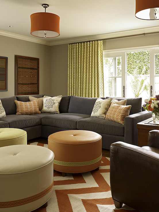 orange-and-grey-sectional-living-rooms