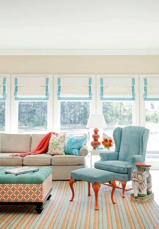 orange-and-turquoise-living-room-decor