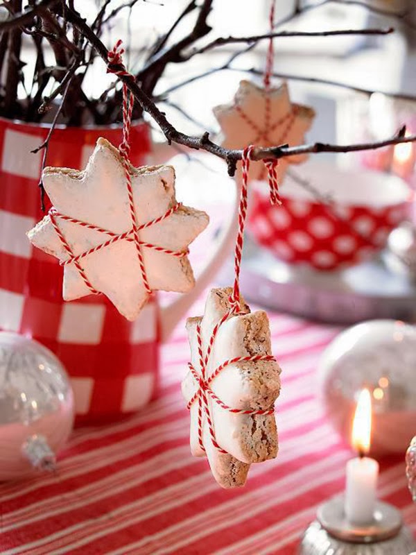 Red and White Christmas Cookies