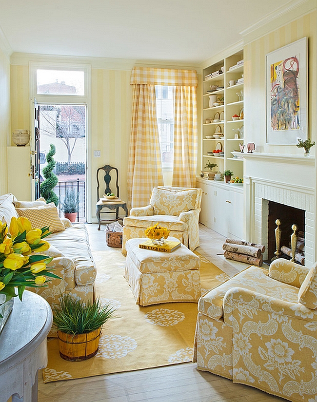 28 Yellow Living Room Decorating Ideas - Decoration Love