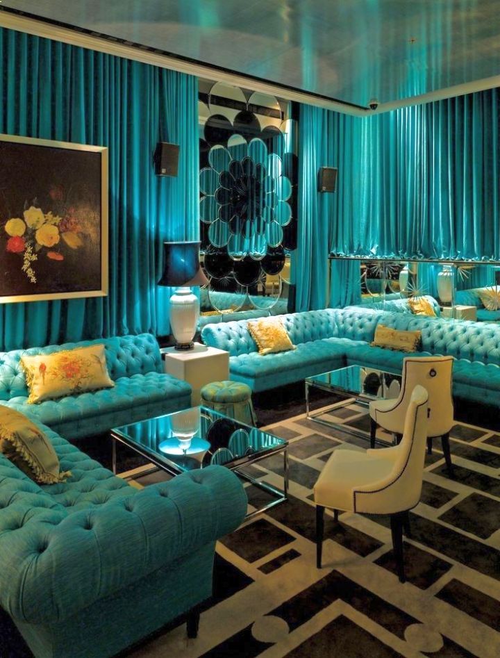turquoise-living-room-idea