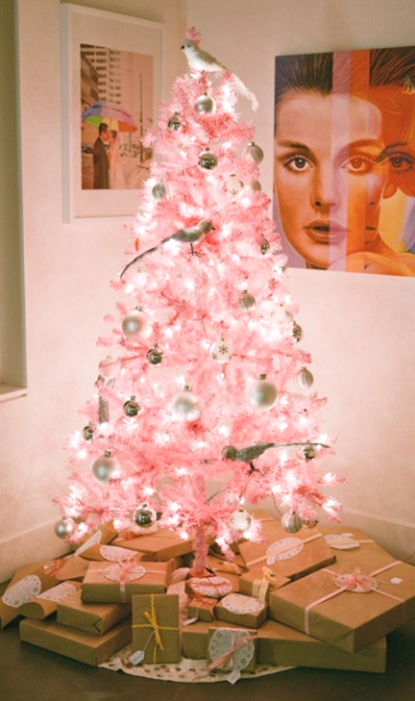 beautiful-pink-christmas-tree-decorating-ideas