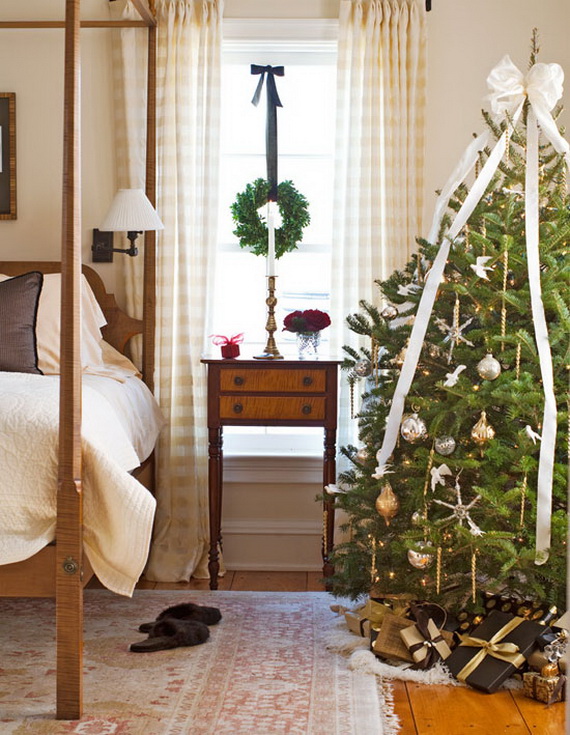 bedroom-christmas-tree-decoration