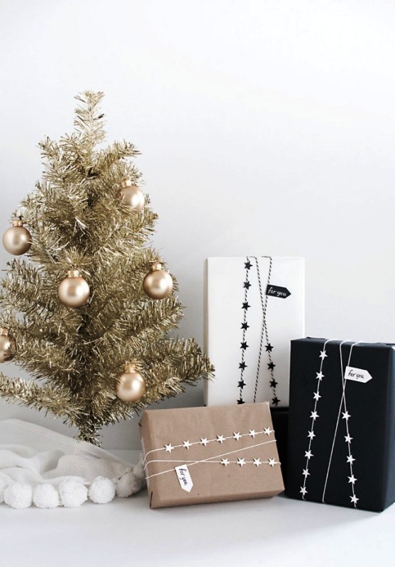 black-white-christmas-tree-garland