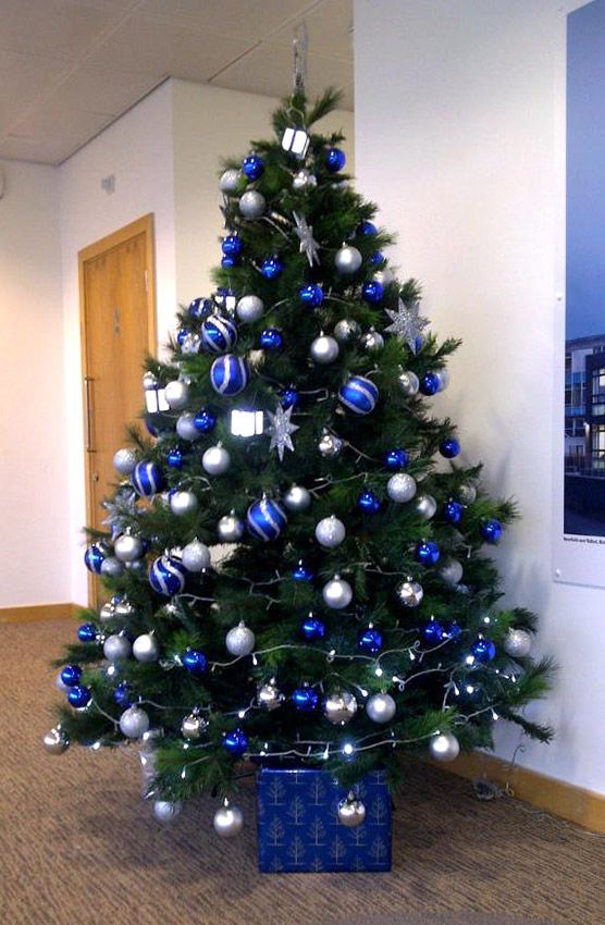 34 Blue Christmas Tree Decorations Ideas  Decoration Love