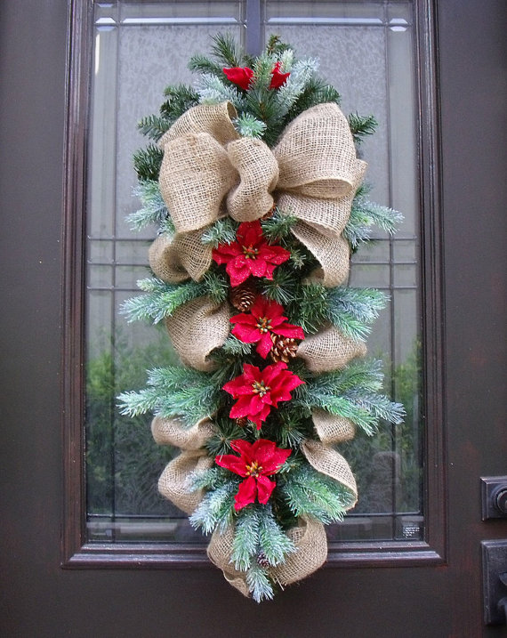 burlap-christmas-wreath-door-swag