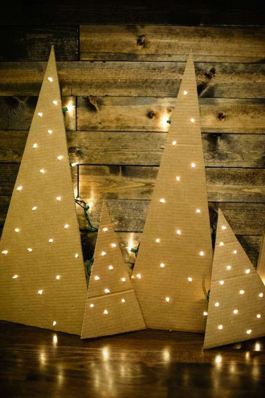 cardboard-christmas-trees-with-lights