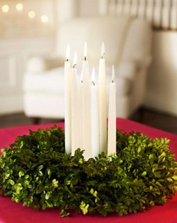 christmas-candle-arrangement-ideas