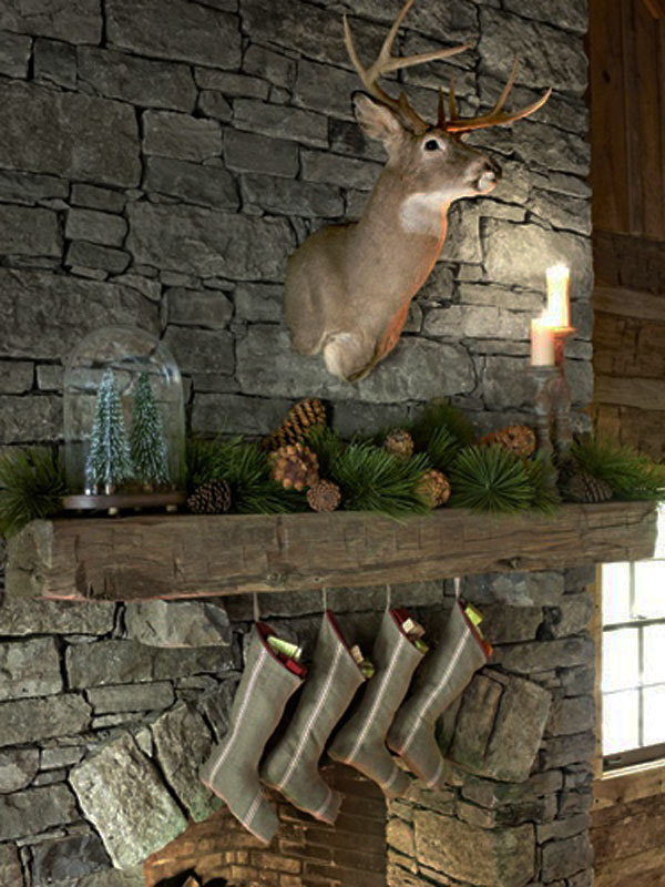 christmas-idea-fireplace-rustic