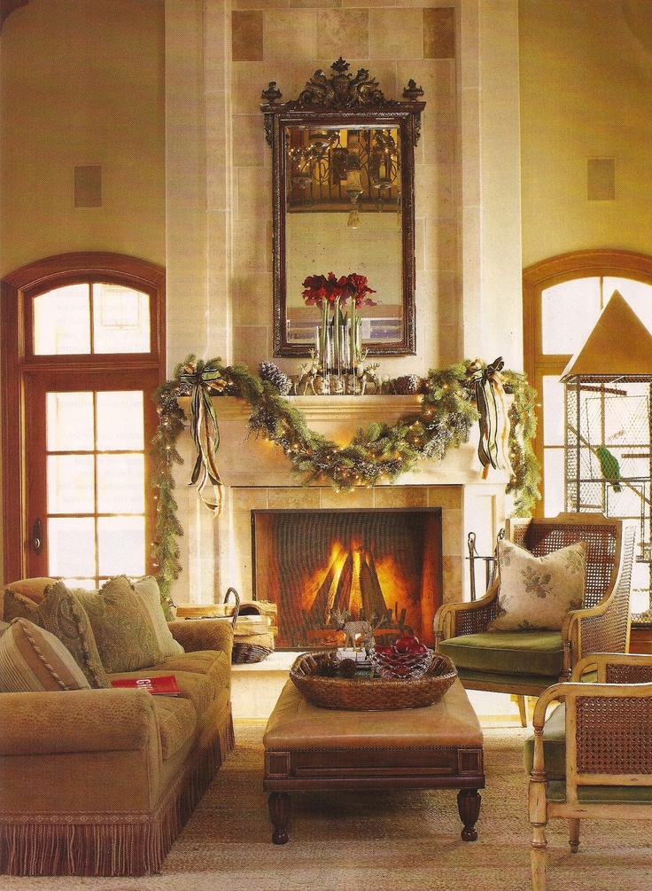 christmas-mantel-decor-for-living-room