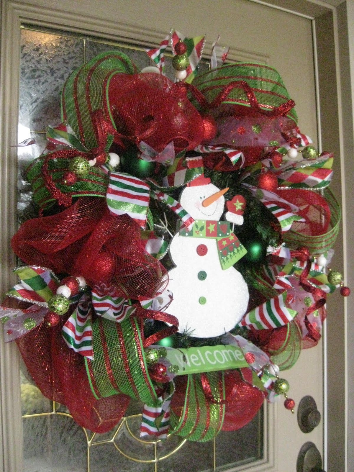 christmas-snowman-mesh-wreath-ideas
