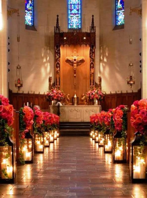 church-wedding-aisle-decorations-lanterns