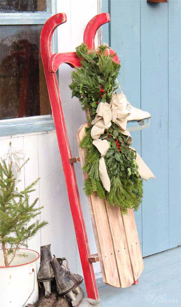diy-vintage-christmas-sled-decoration-image
