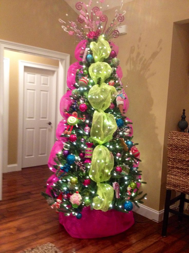 44 Awesome Christmas Tree Decorations With Mesh Decoration Love