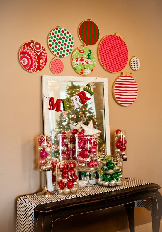 40 Quick &amp; Easy Christmas Wall Decorations Ideas - Decoration Love