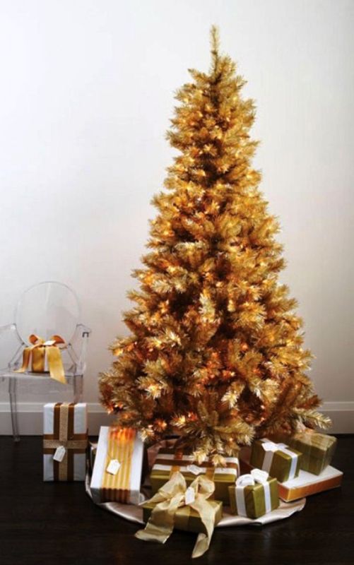 gold-christmas-tree-ideas