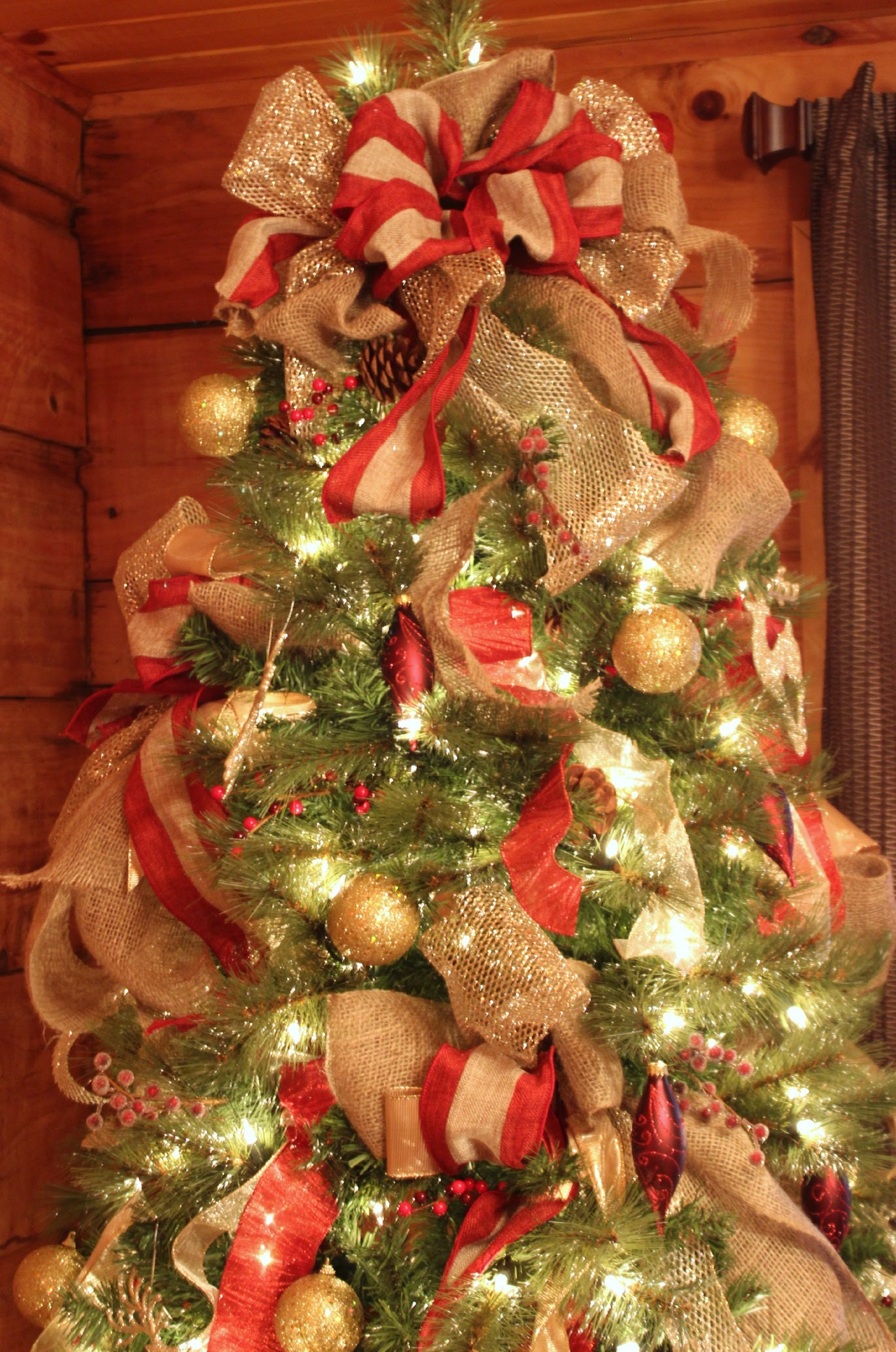 40 Awesome Christmas Tree Decoration Ideas With Ribbon  Decoration Love