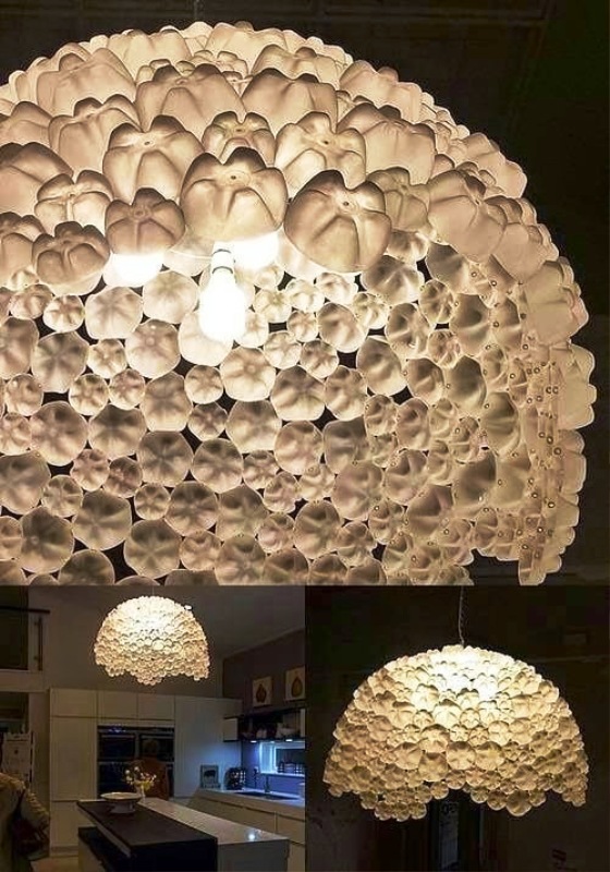 lamp-made-of-recycled-plastic-bottles