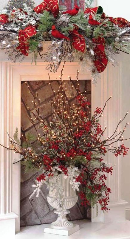 lighted-christmas-branches-centerpiece