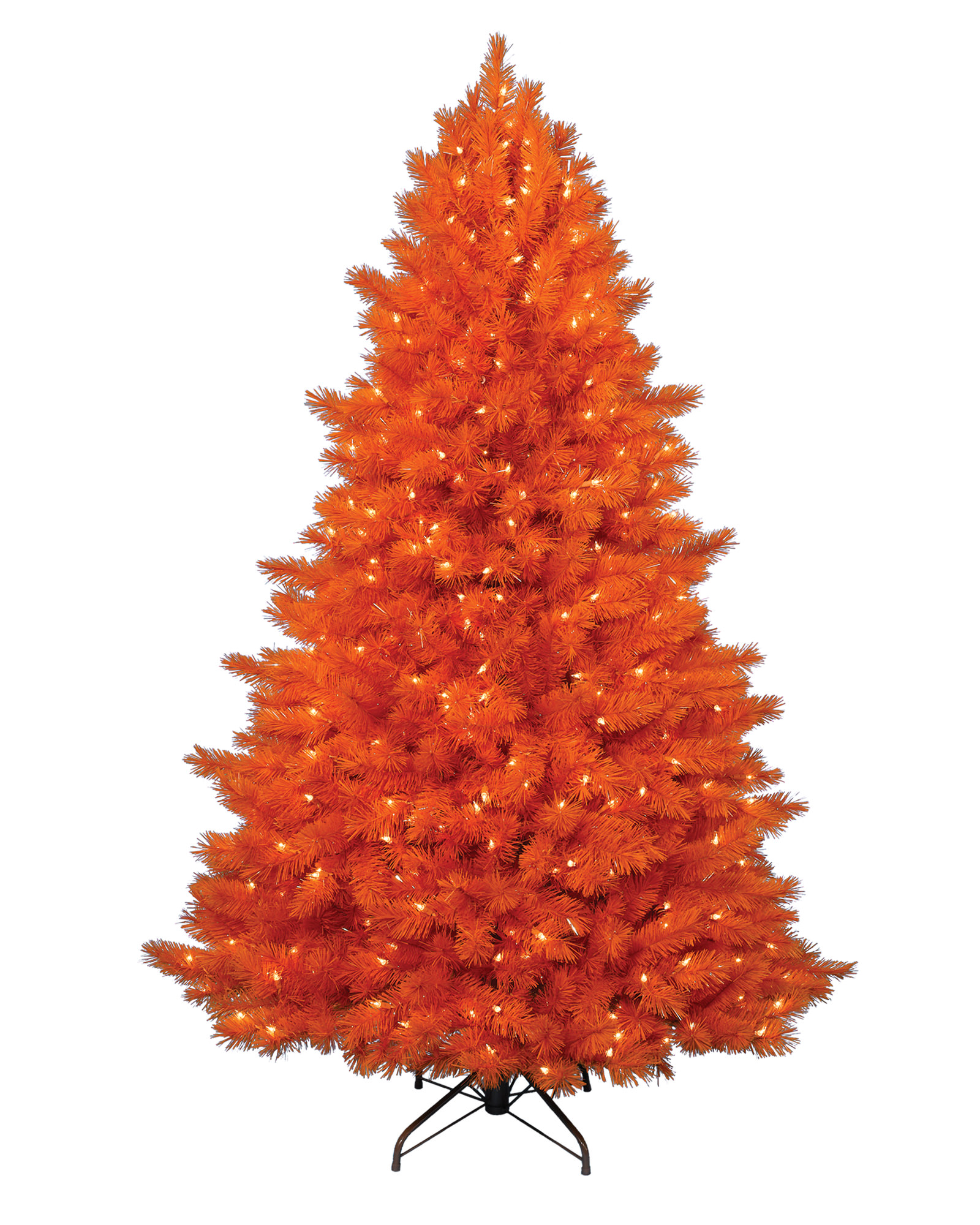 orange-artificial-christmas-tree