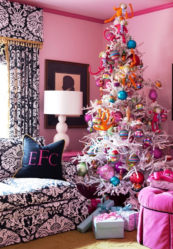 pink-christmas-tree-decorating-idea-2016