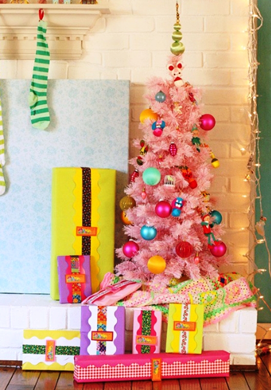 pink-christmas-tree-fine-idea