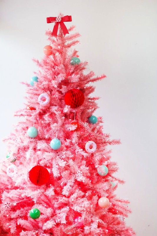 pink-christmas-tree-lovely-design