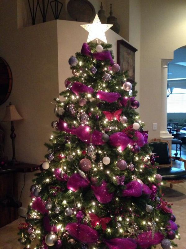 Purple Christmas Tree Ideas 2021