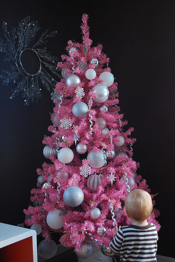 pink-and-silver-christmas-tree