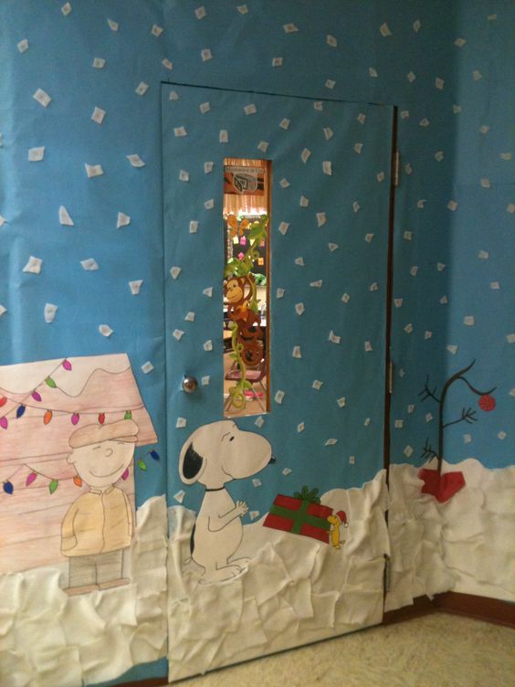 pinterest-christmas-classroom-door-decoration-design