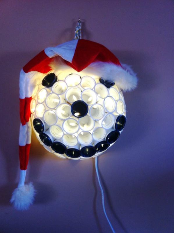 plastic-snowman-cups-lights-decorations-design