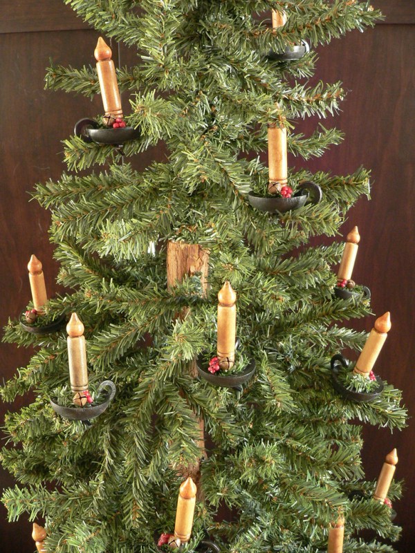 primitive-christmas-tree-decorating-ideas