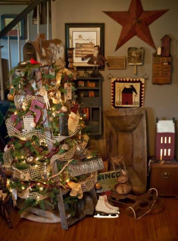 primitive-christmas-tree-decorating-nice-design