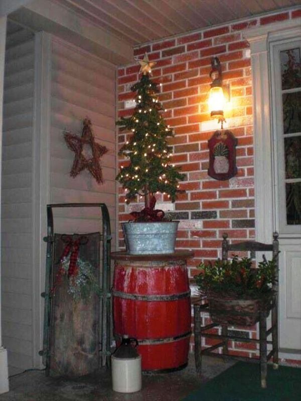 primitive-front-porch-christmas-decorating-ideas