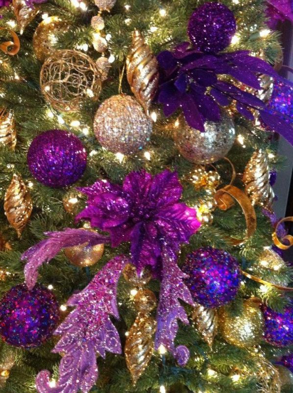 35 Purple Christmas Tree Decorations Ideas You Can't Miss  Decoration Love