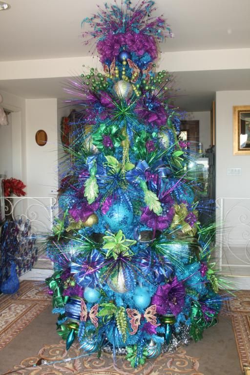 purple-and-teal-christmas-tree-fine-ideas