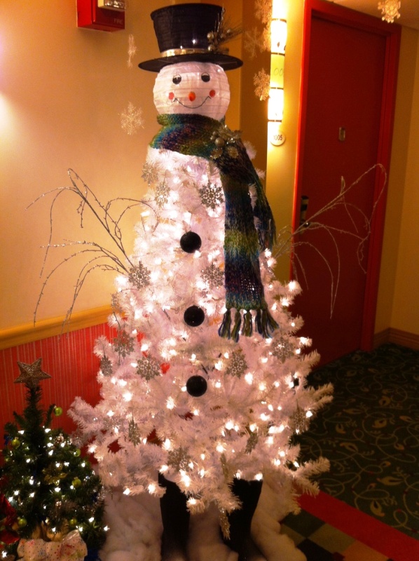 snowman-christmas-tree-idea