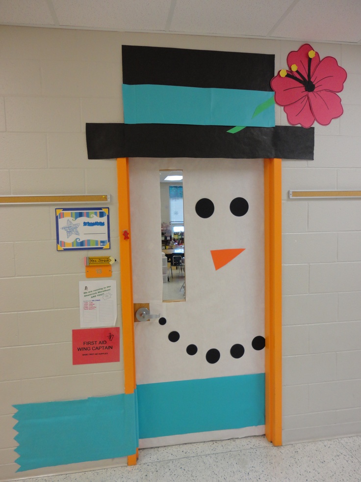 snowman-classroom-door-decoration-ideas