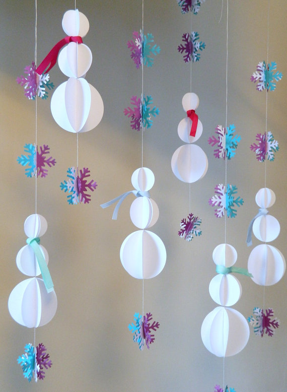 snowman-paper-garland-decoration