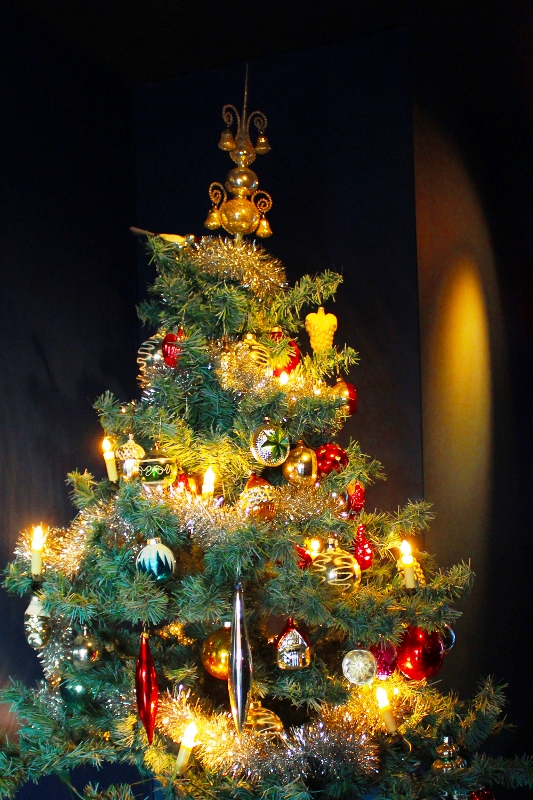 vintage-decorated-christmas-tree-ideas
